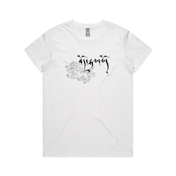 Snowlion (Black script "Victory for Tibet") - Women's Crew Neck Thumbnail