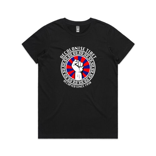 Decolonise (Circle White) - Women's Crew Neck Thumbnail